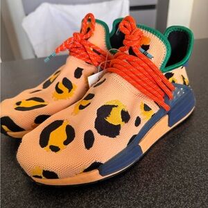 Adidas x Pharrell NMD Human Race Animal Print Sneakers - New
